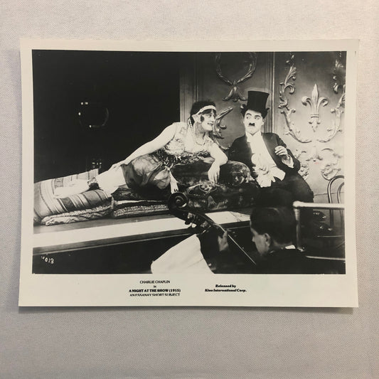 Charlie Chaplin A Night At the Show Movie Still Photo Photograph Film