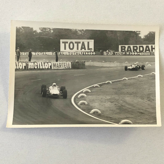 Vintage Grand Prix Car Racing Photo Photograph Print Motorsport Race