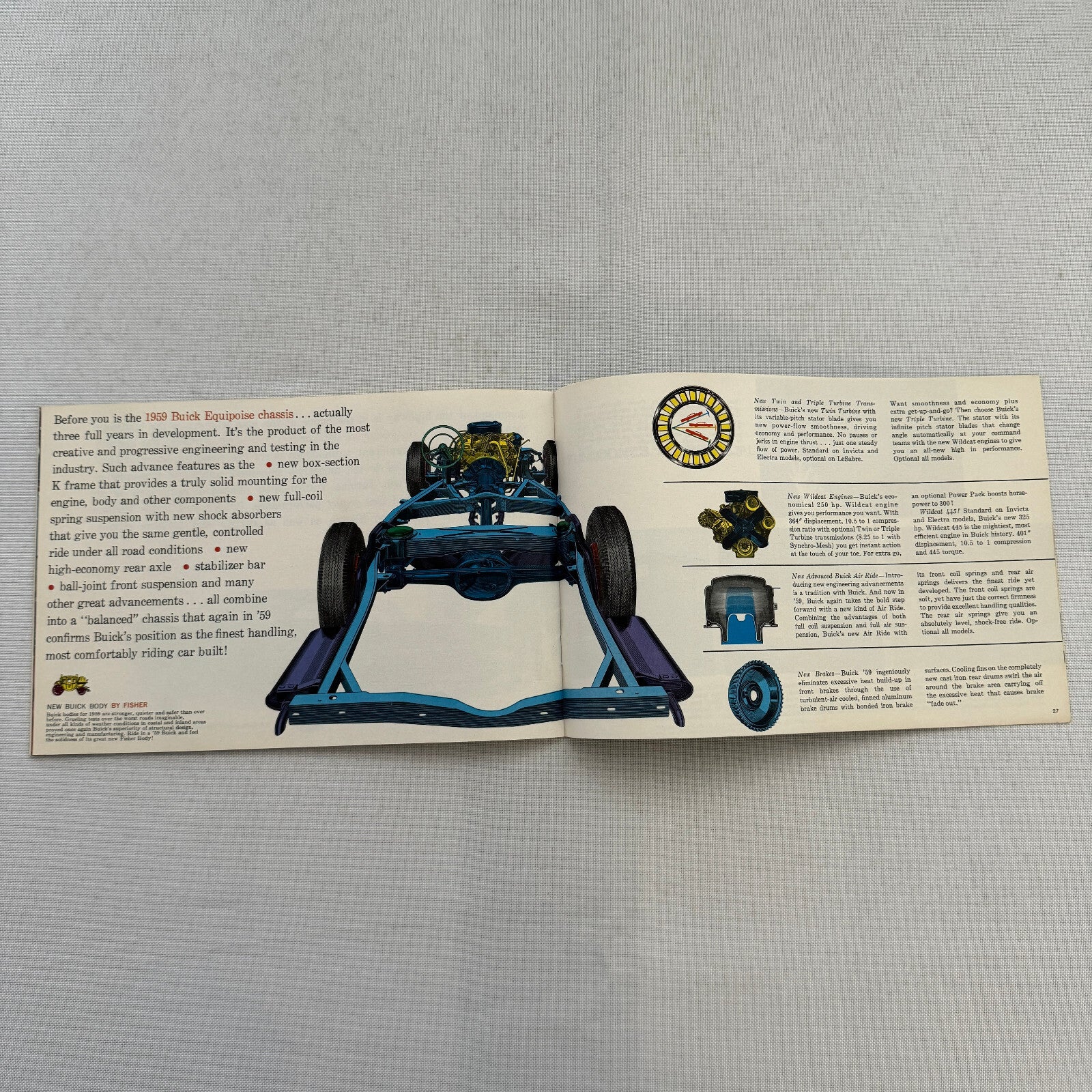 1959 Buick Car Sales Brochure Catalog LeSabre Invicta Electra 225