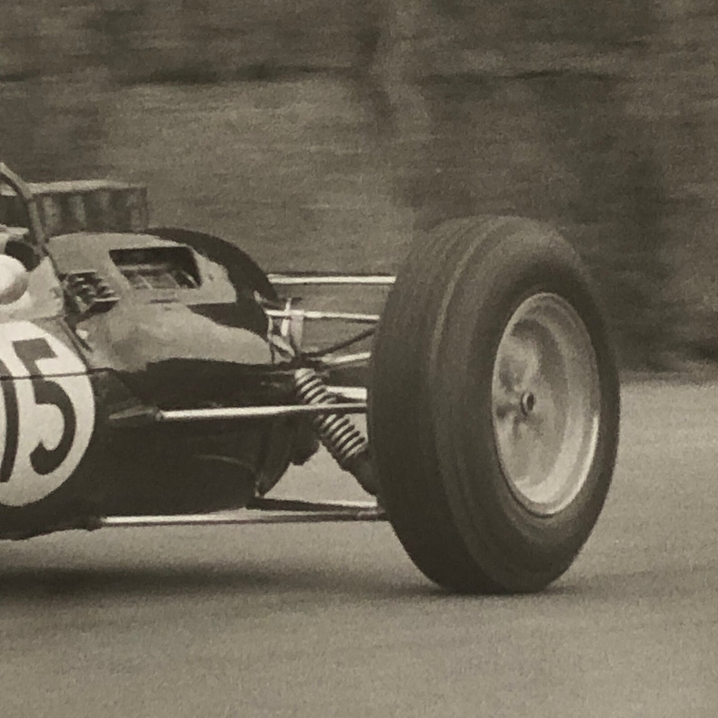 Vintage Grand Prix Racing Car Driver Photo Photograph Print