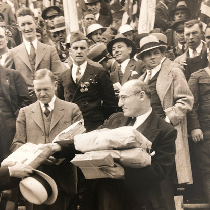 Press Photo Photograph Veterans Demonstration on Congress For Bonus Pay 1932