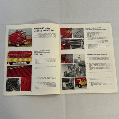 Sperry New Holland Farm Equipment Brochure Hay Balers Movers Handlers Vintage