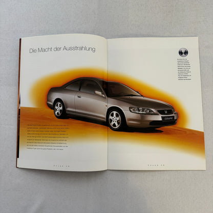 1998 1999 Honda Accord Coupe V6 Car Sales Brochure Swiss Market German Text