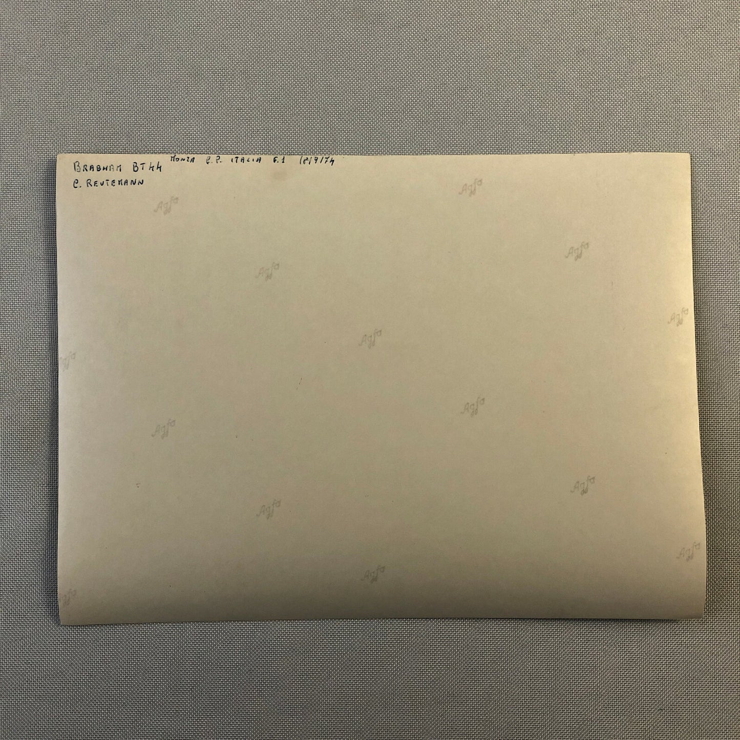 Vintage Racing Car Photo Photograph Print Carlos Reutemann Brabham BT44 Monza 