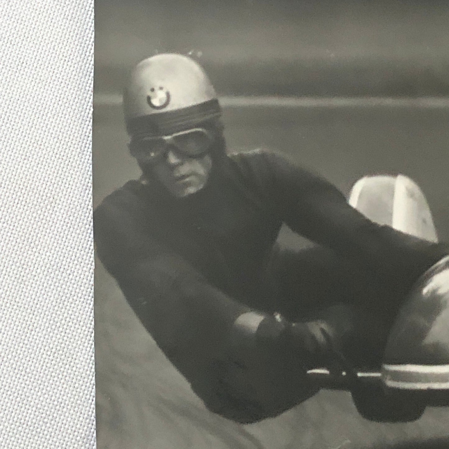 Vintage BMW Motorcycle Sidecar Racing Photo photograph Germany Side Car