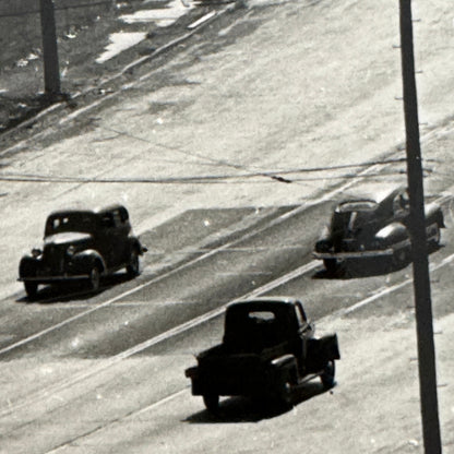 Vintage Cars on California Highway Photo Photograph Print Associated Press