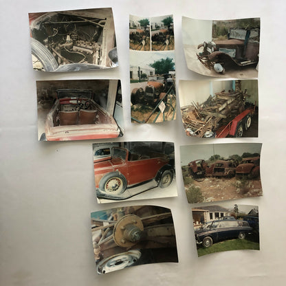 Vintage Fiat Barn Find Junk Yard Parts Photo Photograph Print Lot of 50 