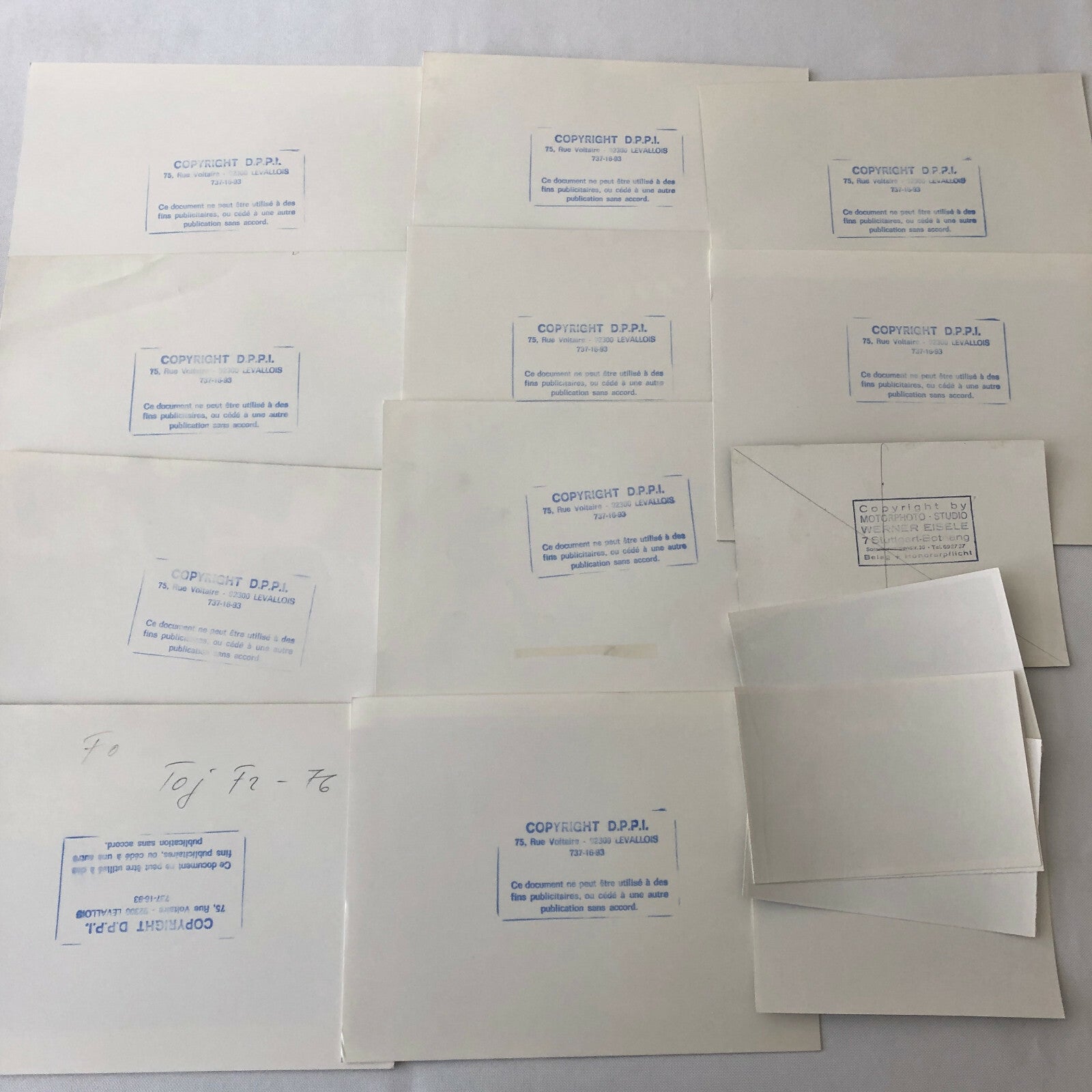 Vintage 1976 Hockenheim Formula 2 F2 Racing Photo Lot of 16 - Renault Gordini +
