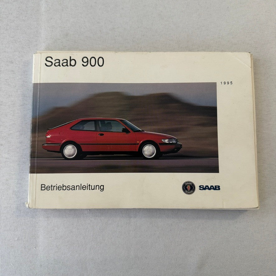 1995 Saab 900 Car Owners Manual Pouch GERMAN Text