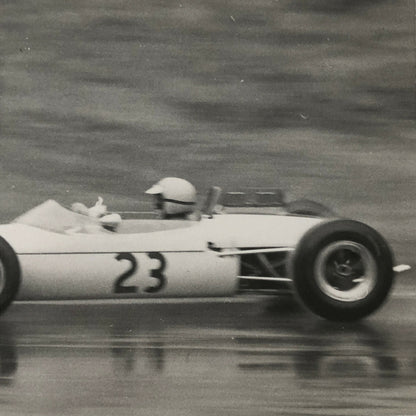 Vintage Car Racing Photo Photograph Print