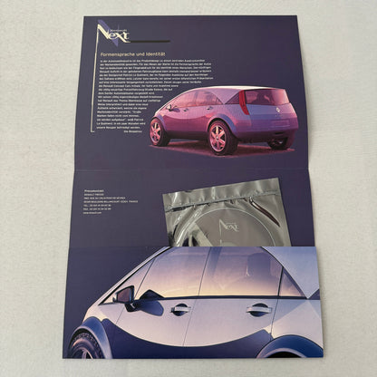 2000 Renault Next Factory Brochure Magazine German Text Concept Cars Thema