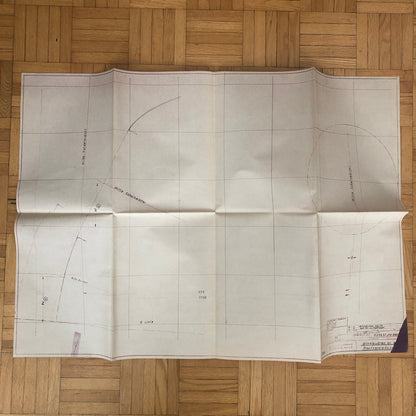 Vintage Porsche Reutter & Co Coachbuilder Factory Part Blueprint Document German