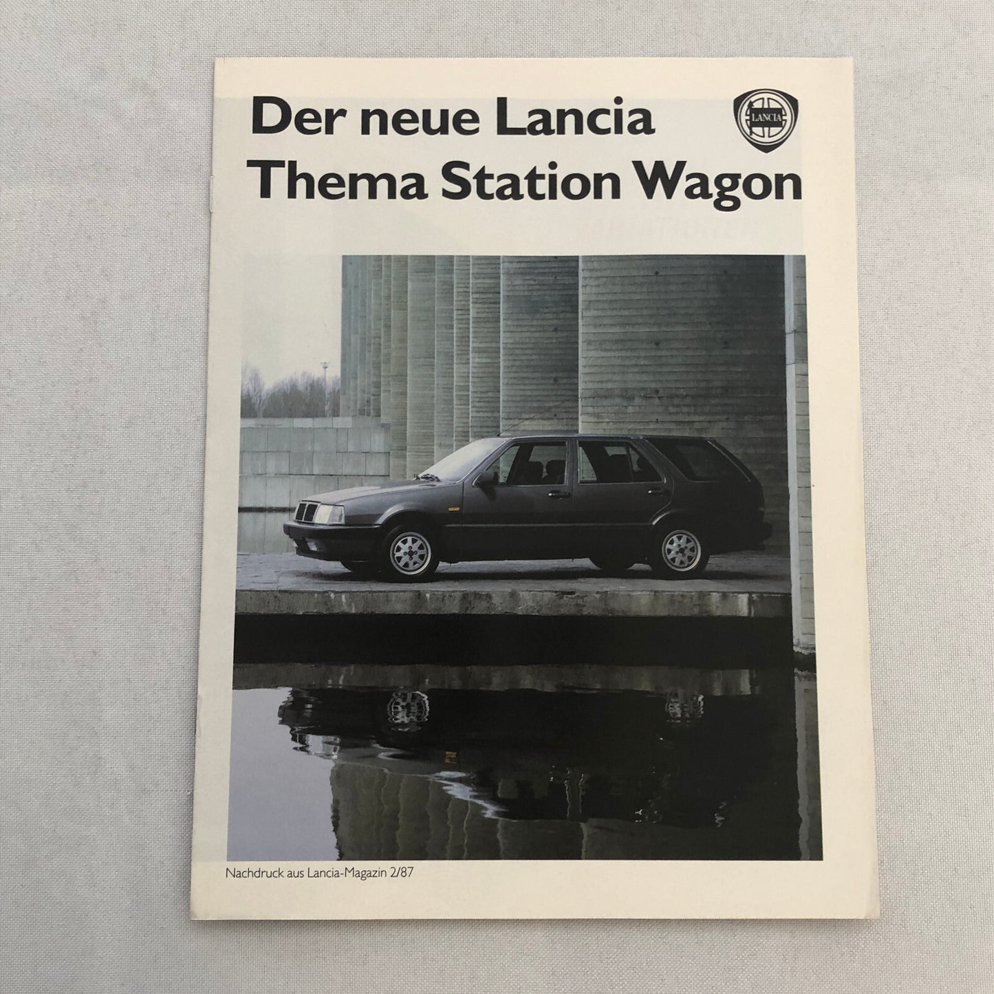 Lancia Thema Station Wagon Car Sales Brochure Catalog German