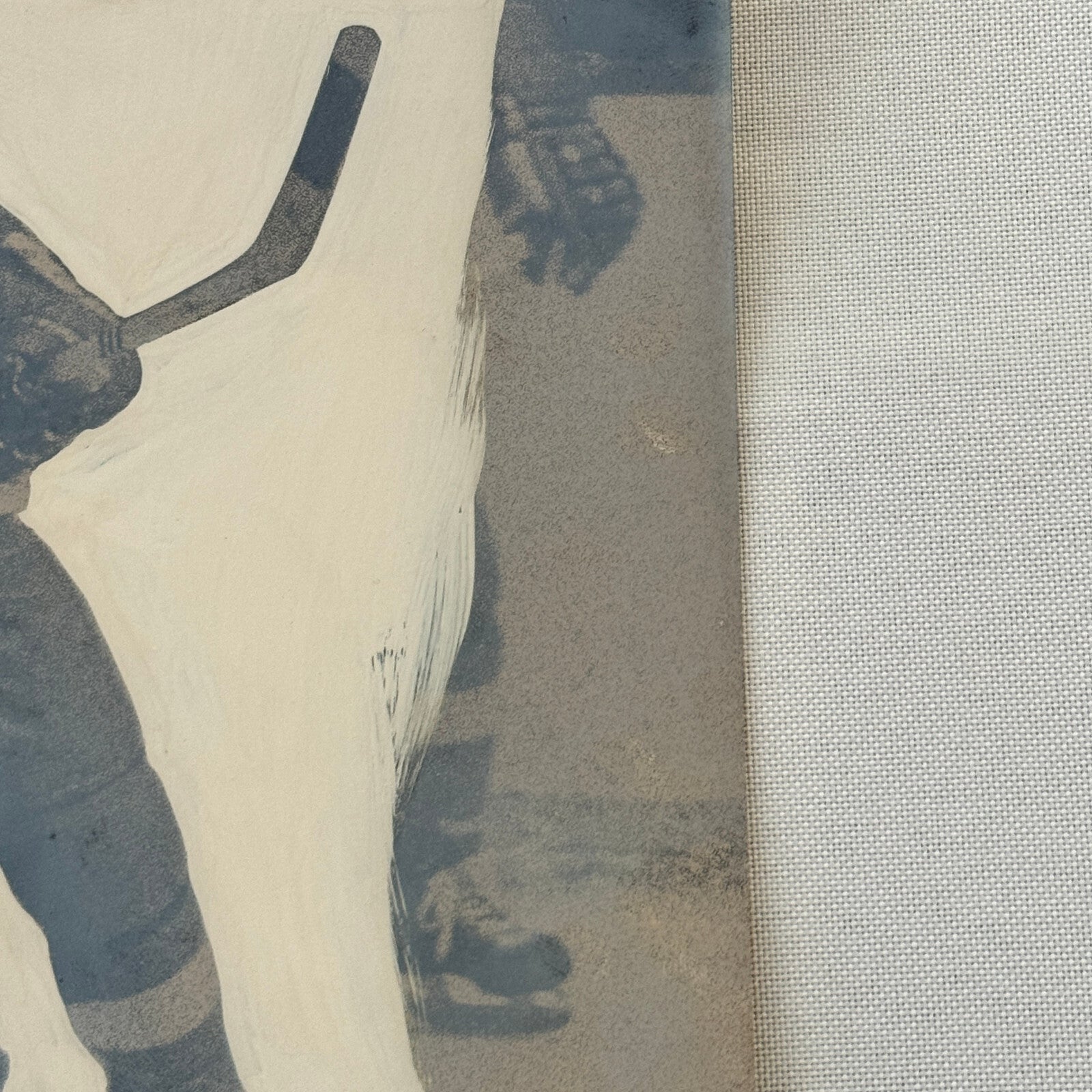 Detroit Red Wings Hockey Player Photo Photograph Vintage Unidentified