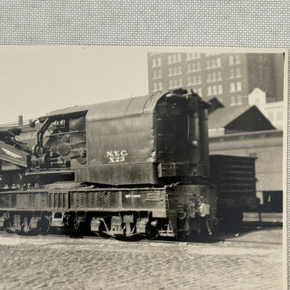 Vintage Train Locomotive Photo Photograph Railway Rail NYC X23
