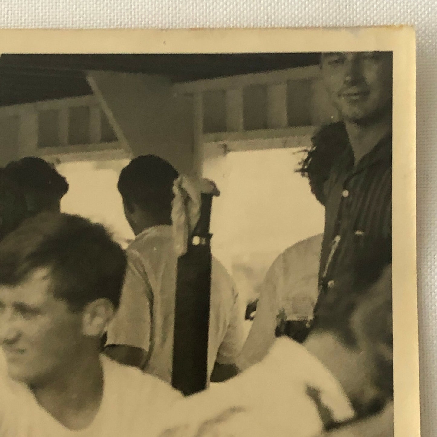 Vintage Racing Photo Photograph Crew or Drivers ? 