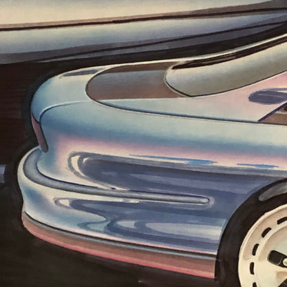 Car Styling Concept Illustration Art Drawing Sketch Vintage