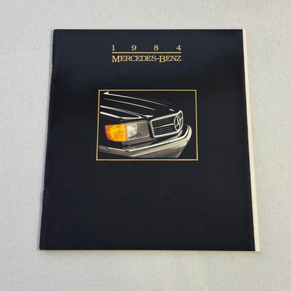 1984 Mercedes Benz Brochure Catalog 500SEC 380 SL 500 SEC SEL 380SE 300SD 300TD