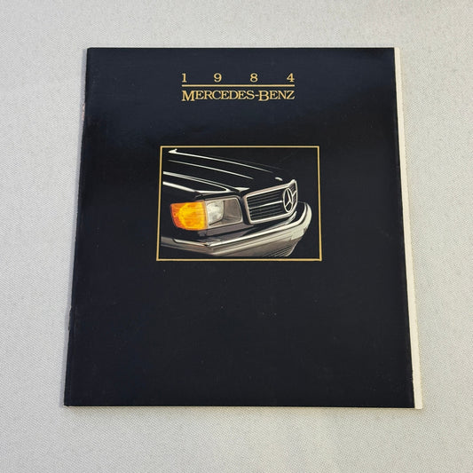 1984 Mercedes Benz Brochure Catalog 500SEC 380 SL 500 SEC SEL 380SE 300SD 300TD