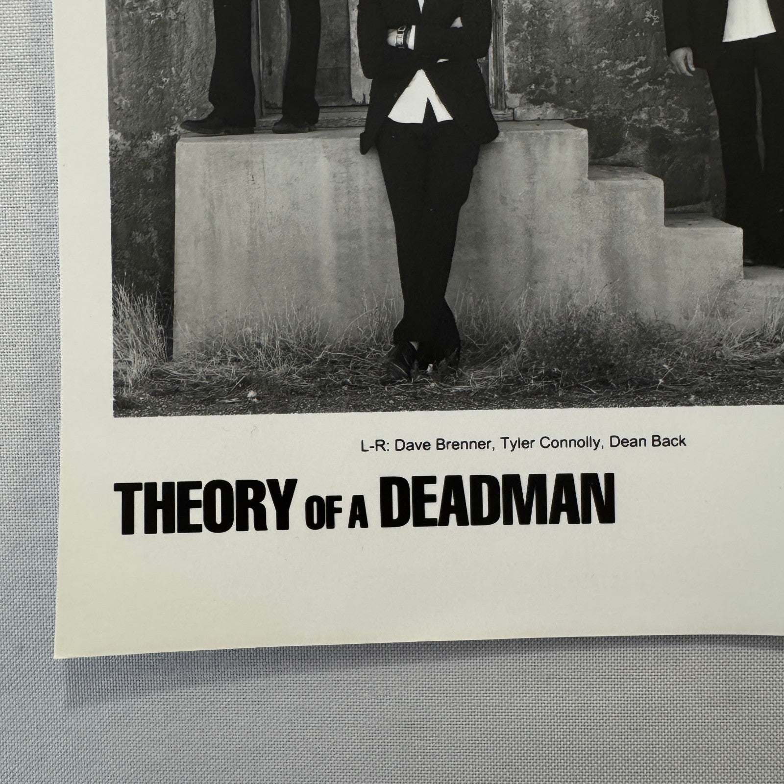 Theory of a Deadman Music Publicity Press Photo Photograph