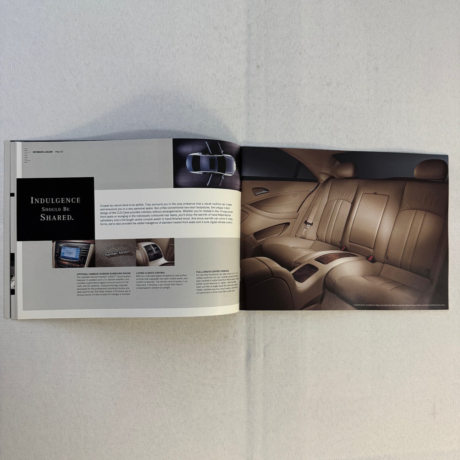 2006 Mercedes Benz CLS Class Sales Brochure Catalog CLS 500 CLS55 AMG