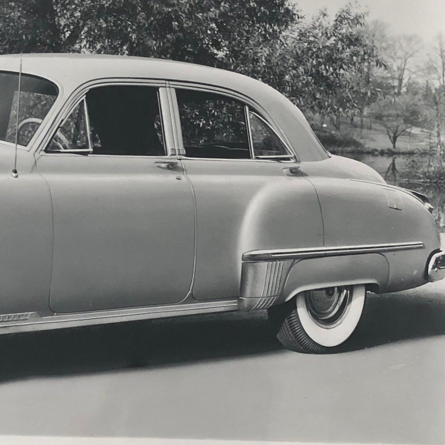 1949 Oldsmobile Series 98 Futuramic Sedan Factory Press Photo Photograph Print
