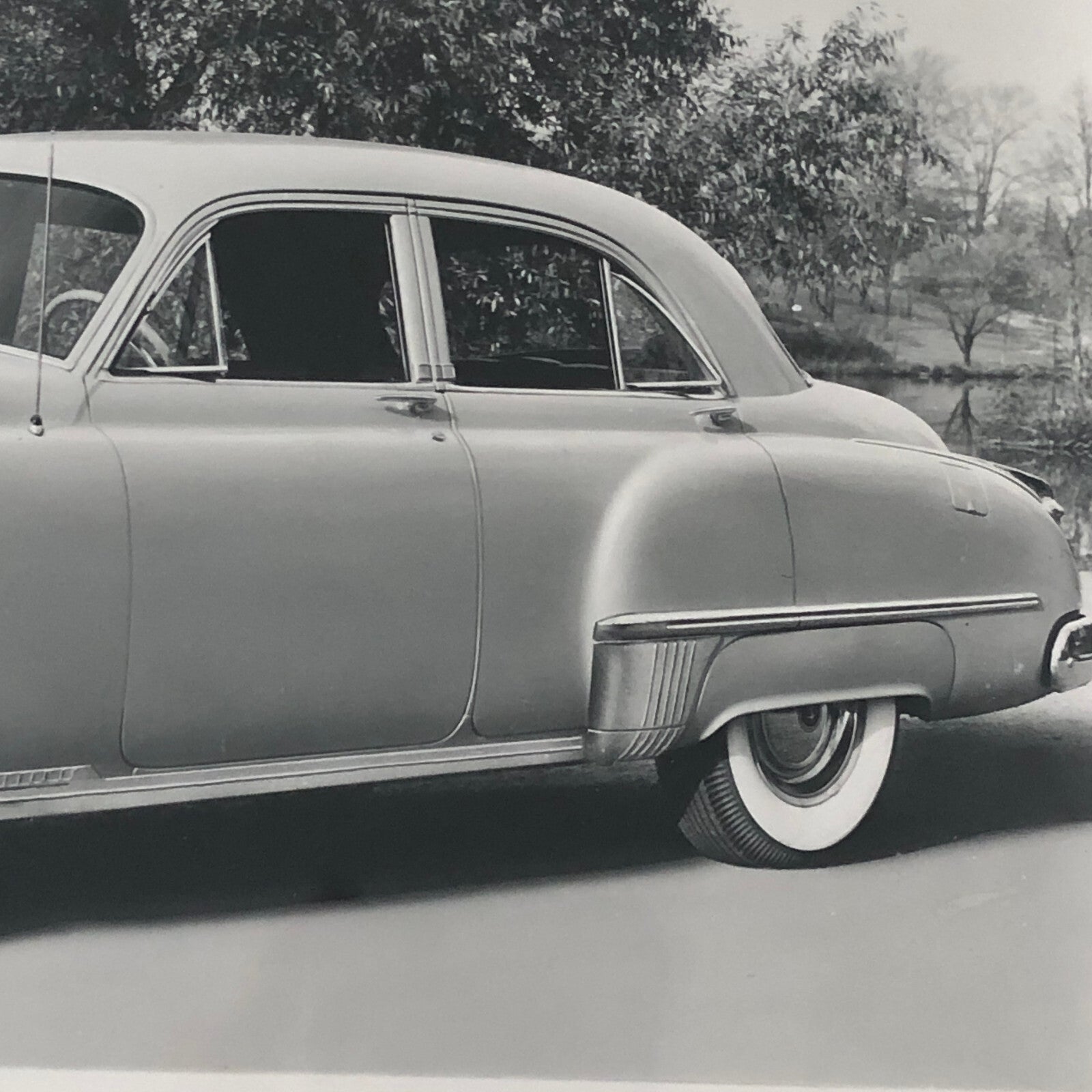 1949 Oldsmobile Series 98 Futuramic Sedan Factory Press Photo Photograph Print