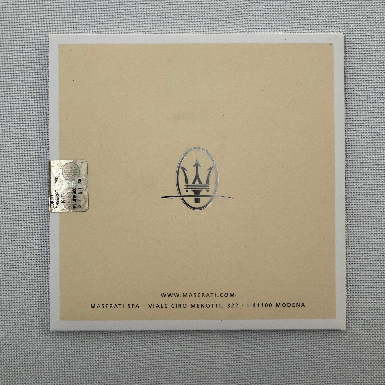 2008 Maserati Geneva Auto Show Factory Press KIt CD Media Photos