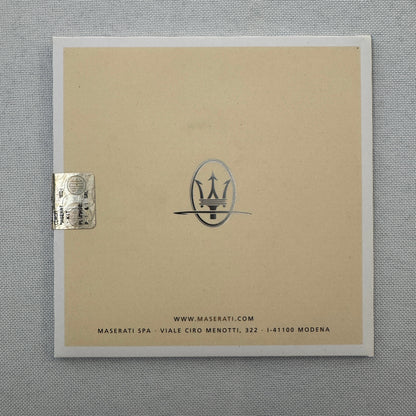 2008 Maserati Geneva Auto Show Factory Press KIt CD Media Photos