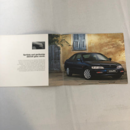 1995 Honda Accord Coupe Car Sales Brochure Catalog Advertising GERMAN European