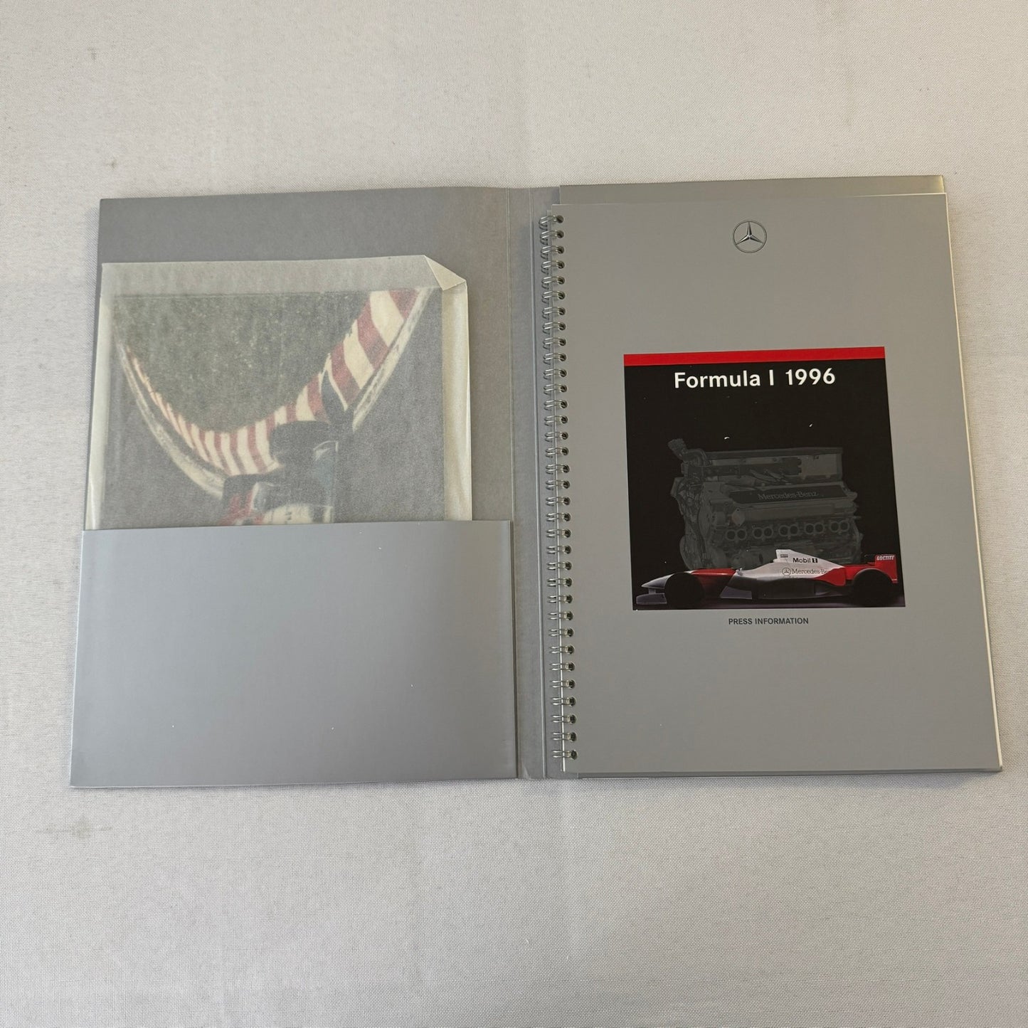 1996 Mercedes Marlboro F1 Formula One Racing Press KIt Mika Hakkinen Coulthard