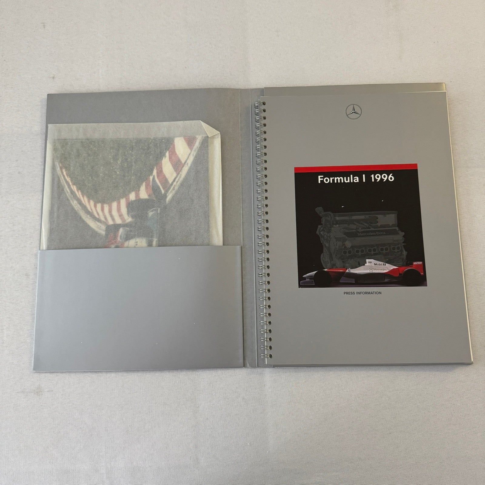 1996 Mercedes Marlboro F1 Formula One Racing Press KIt Mika Hakkinen Coulthard