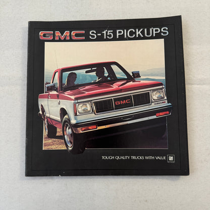 1984 GMC S-15 Pickup S15 Pickup Truck Sales Brochure Catalog Advertising