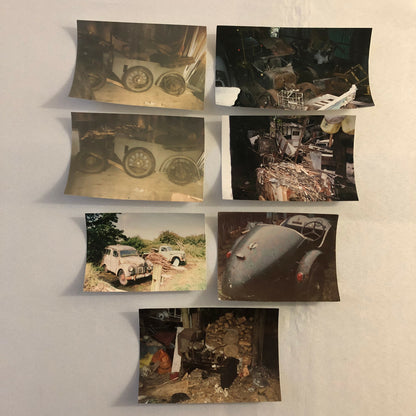 Vintage Austin Barn Find Junk Yard Car Truck Part Photo Photograph Lot of 30