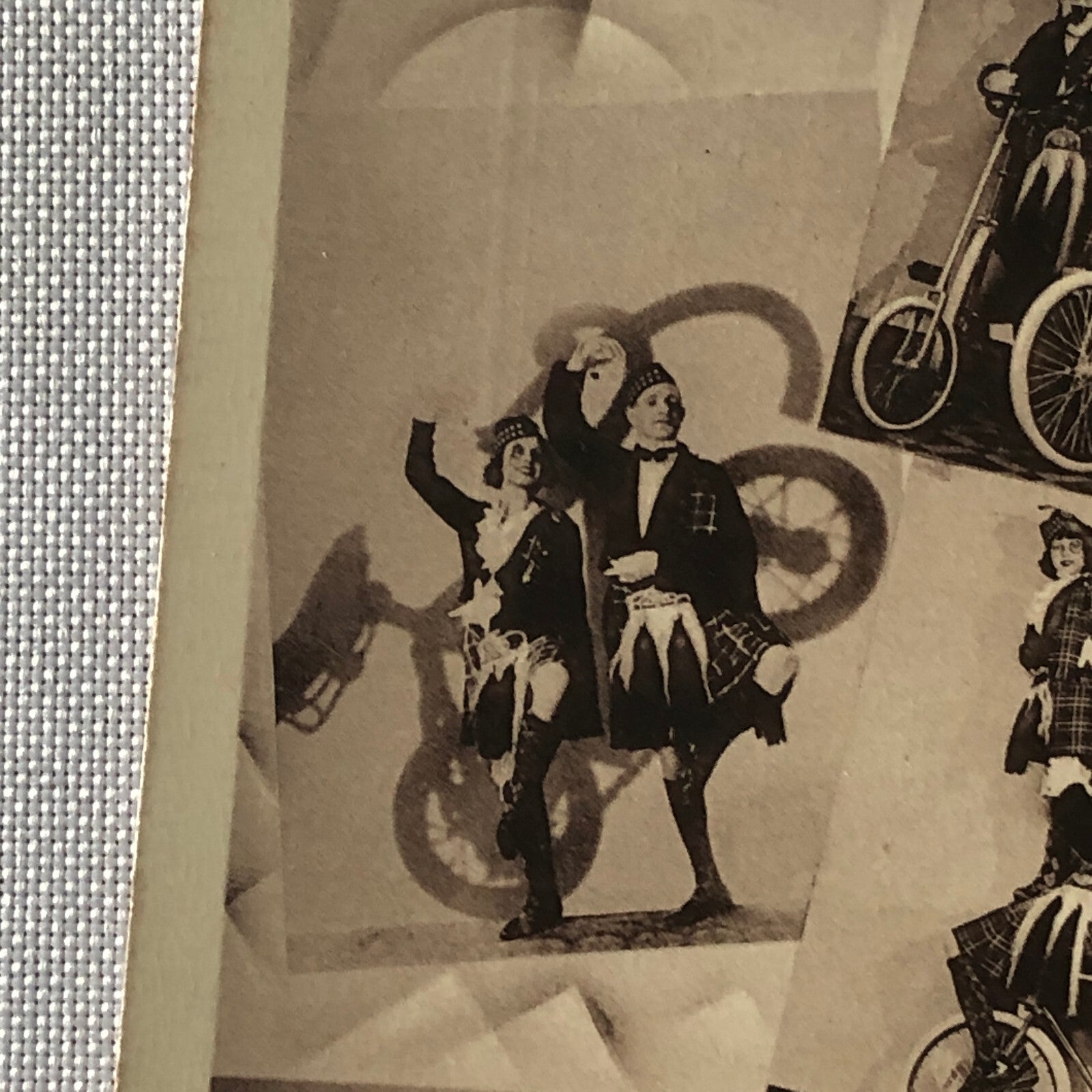 Circus Performer Bicycle Act Group Troupe Postcard Post Card Aldemira Zacchini
