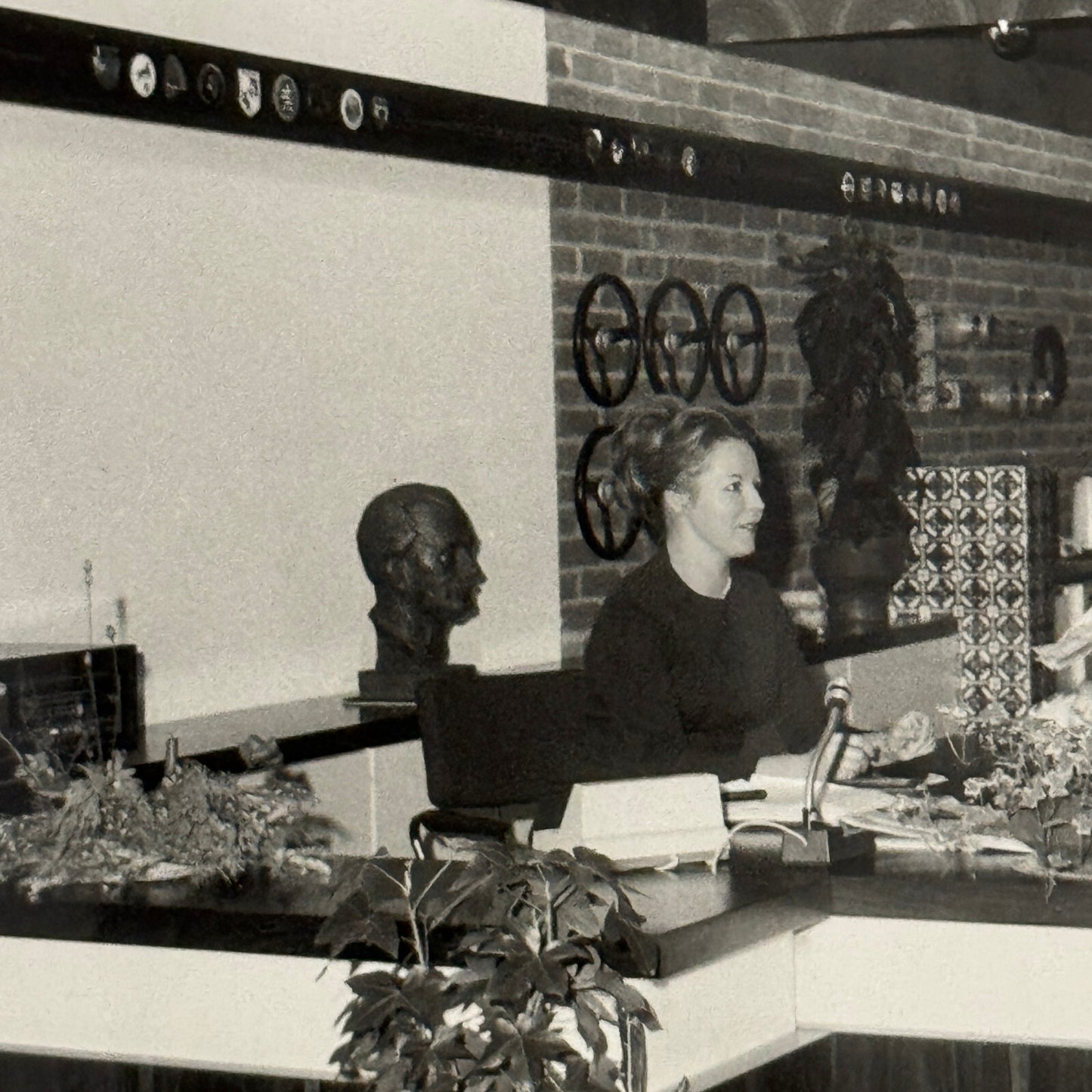 Vintage Porsche Dealership Accessories Display Photo Photograph