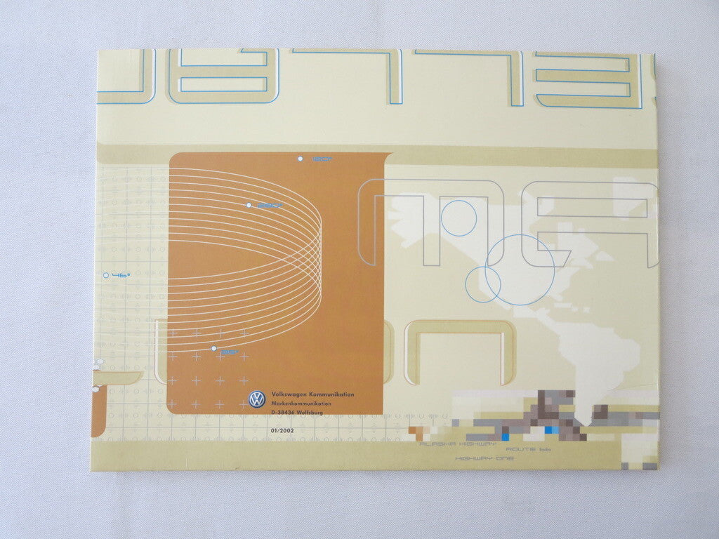 2002 Volkswagen VW Magellan Concept Car Press Kit Brochure Catalog