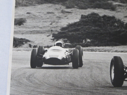 Vintage Racing Photo Photograph John Surtees Bruce McLaren 1962 South Africa 