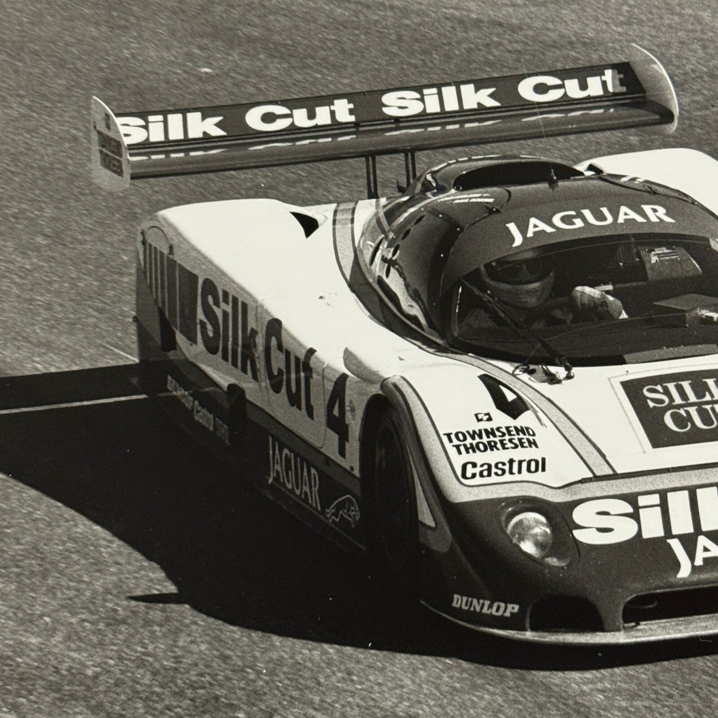 Silk Cut Jaguar XJR-8 Racing Car Photo Photograph 1987 Nurburgring 1000KM