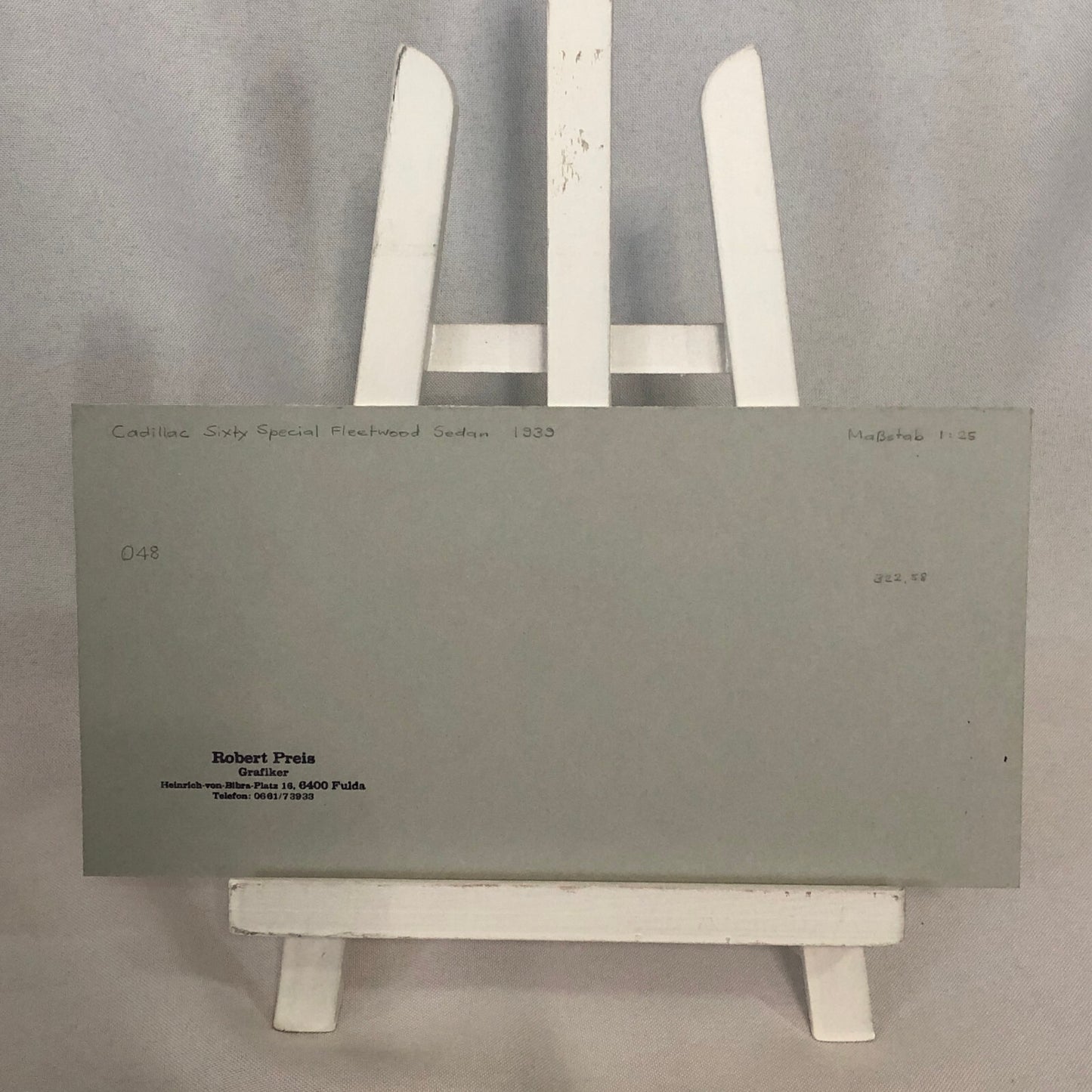 1939 Cadillac Sixty Special Fleetwood Car Illustration Art Drawing Hand Drawn