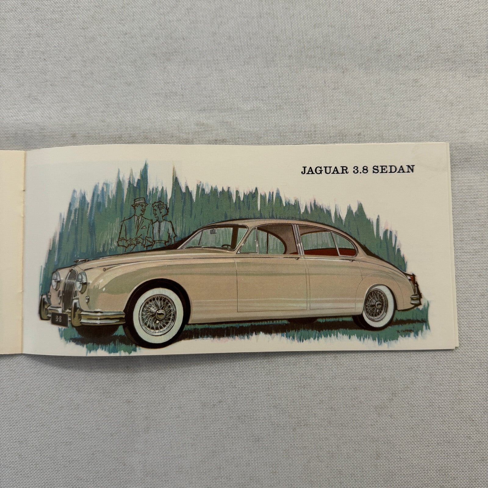 Jaguar Sales Brochure Catalog Advertising E-Type EType XK-E Roadster Mark IX 3.8