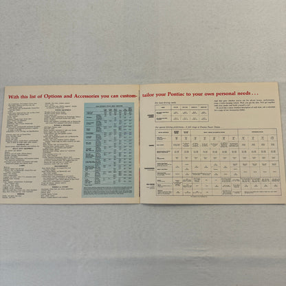 1964 Pontiac Sales Brochure Catalog Bonneville Catalina Star Chief Grand Prix