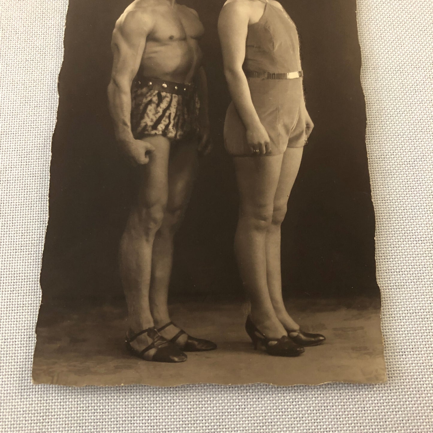 Circus Gymnast Gymnastic Performer Real Photo Postcard RPPC