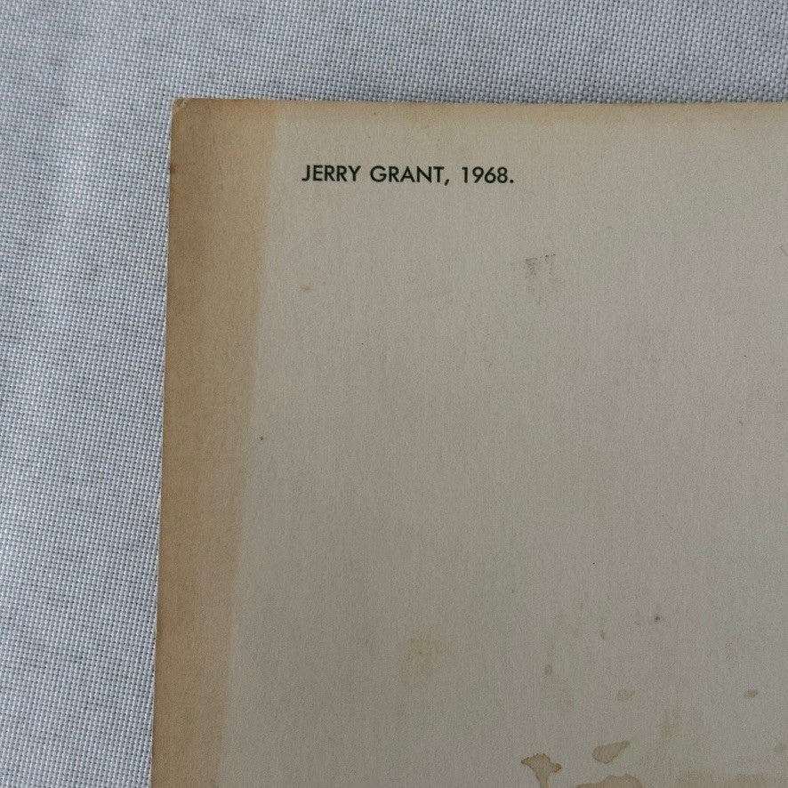 Vintage Indy Racing Postcard Jerry Grant 1968 Indianapolis Motorsport Race