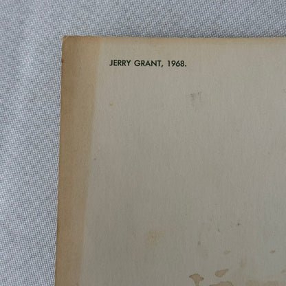 Vintage Indy Racing Postcard Jerry Grant 1968 Indianapolis Motorsport Race