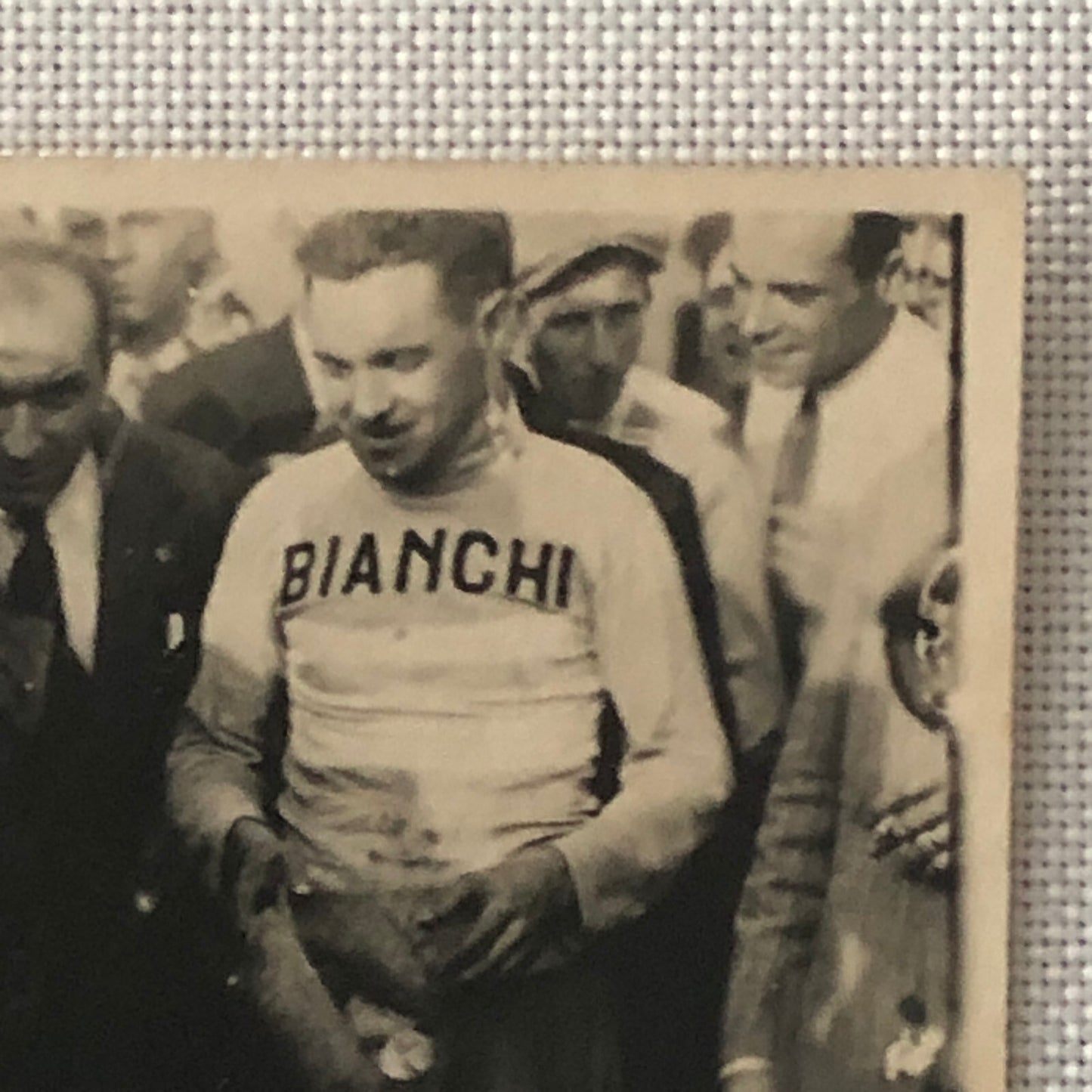 Vintage Motorcycle Bike Racing Photo Photograph Snapshot