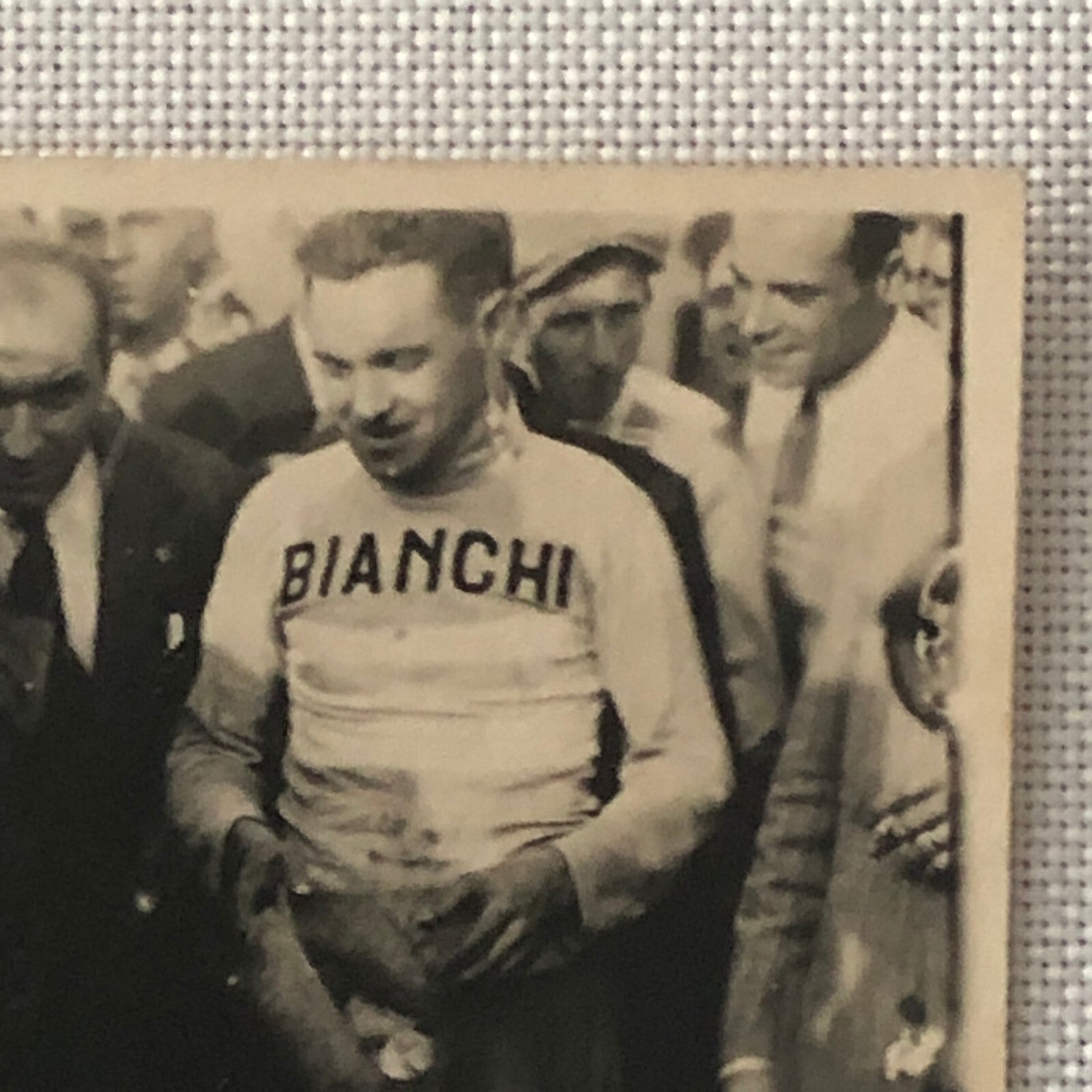 Vintage Motorcycle Bike Racing Photo Photograph Snapshot