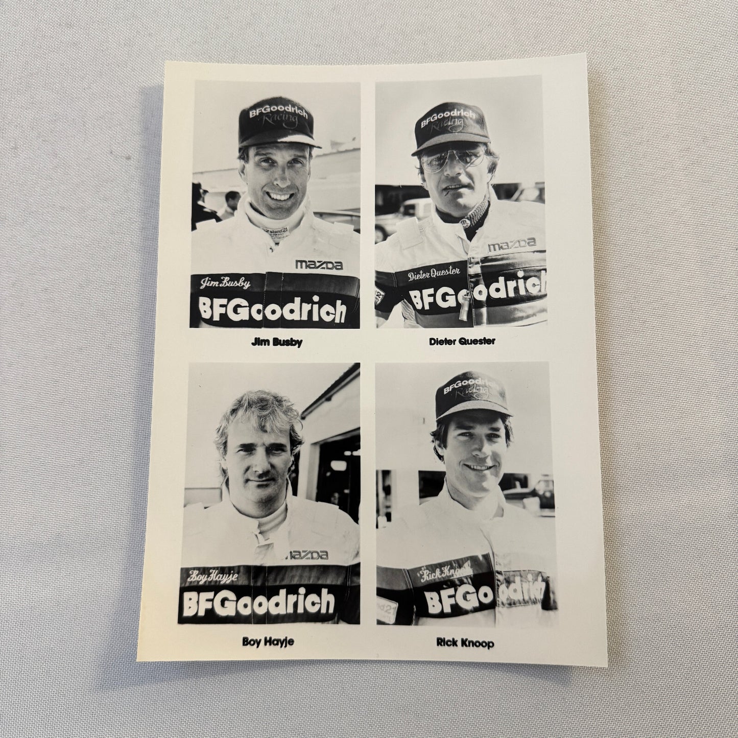 BF Goodrich Mazda Lola T616 Racing Press KIt Brochure Lola T-616 Jim Busby +