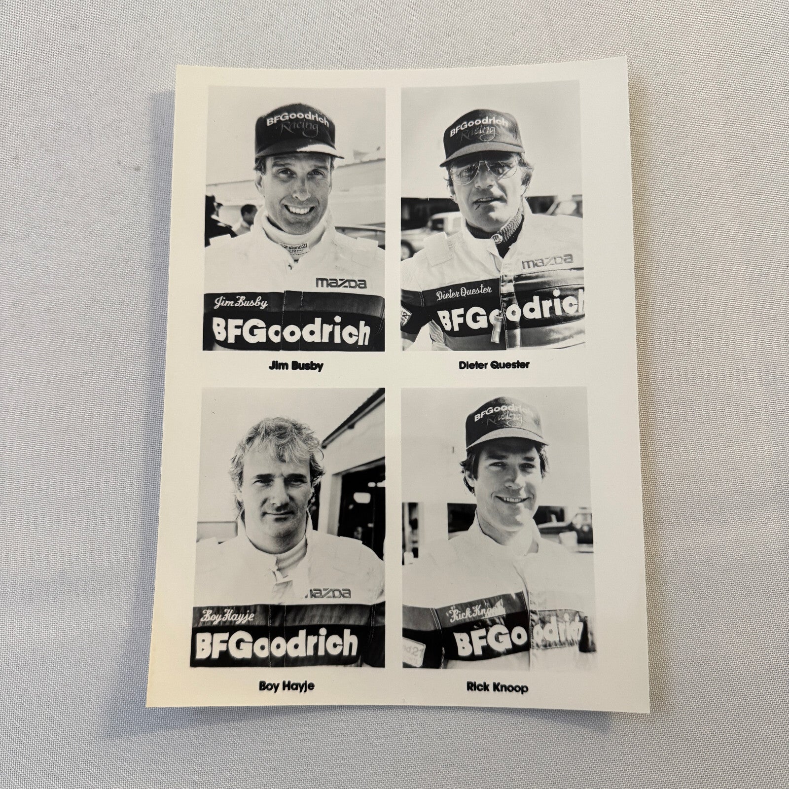 BF Goodrich Mazda Lola T616 Racing Press KIt Brochure Lola T-616 Jim Busby +