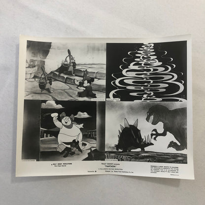 Walt Disney Fantasia Movie Film Press Photo Photograph Mickey Mouse Dinosaurs